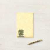 Vintage Eichenbaum-Post-it Post-it Klebezettel (Auf Schreibtisch)