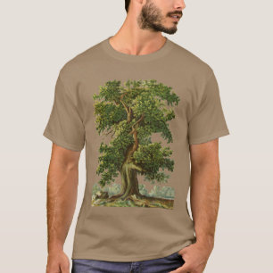 Vintage Eichenbaumkunst T-Shirt