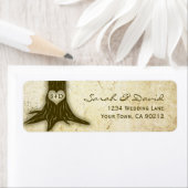 Vintage Eichenbaumsaitenlichter Hochzeitsfahrt (Insitu)