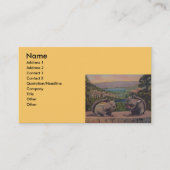 Vintage Eichhörnchen Bergszene Visitenkarte (Vorderseite)