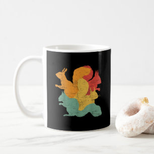 Vintage Eichhörnchen Funny Forest Animal Rodent Lo Kaffeetasse