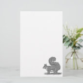 Vintage Eichhörnchen-Illustration - Eichhörnchen Briefpapier (Stehend Vorderseite)
