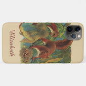 Vintage Eichhörnchen, Waldkreaturen, Wildtiere Case-Mate iPhone Hülle (Rückseite (Horizontal))