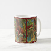 Vintage Eichhörnchen, Waldkreaturen, Wildtiere Kaffeetasse (VorderseiteRechts)
