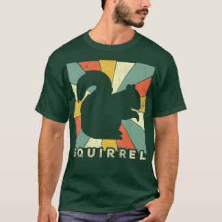 Vintage Eichhörnchenliebhaber Retro-Stil Tier T-Shirt