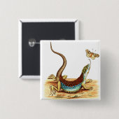 Vintage Eidechse Button (Vorne & Hinten)