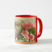 Vintage Eier Osterferien Tasse (VorderseiteRechts)