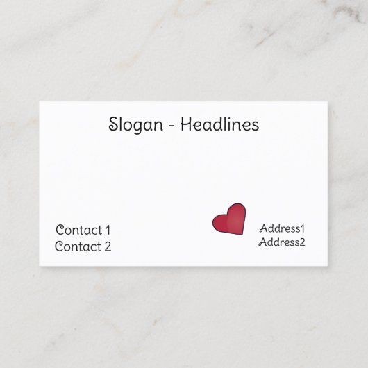 Vintage Eiffel Tower - red hearts Visitenkarte (Rückseite)