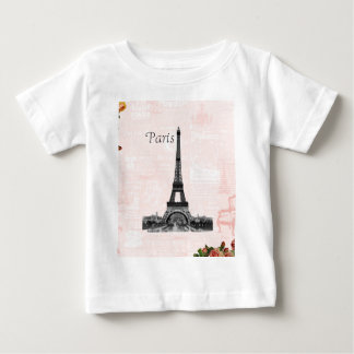 Vintage Eiffelturm Baby T-shirt