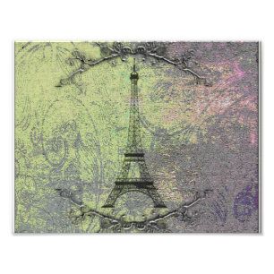 Vintage Eiffelturm Fotodruck
