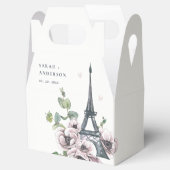 Vintage Eiffelturm-Hochzeit Geschenkschachtel (Geöffnet)