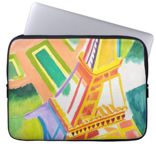 Vintage Eiffelturm-Kunst von Robert Delaunay Laptopschutzhülle