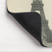 Vintage Eiffelturm-Mauspad Mousepad (Ecke)