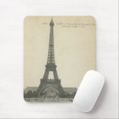 Vintage Eiffelturm-Mauspad Mousepad (Mit Mouse)