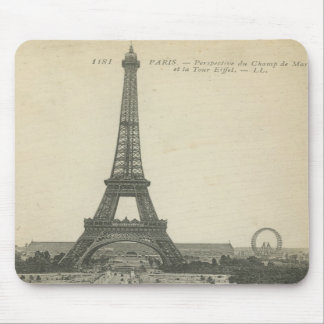 Vintage Eiffelturm-Mauspad Mousepad