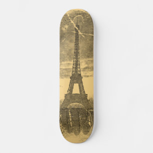 Vintage Eiffelturm Paris Skateboard