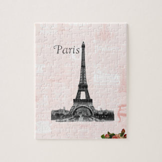 Vintage Eiffelturm Puzzle