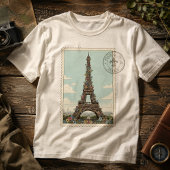 Vintage Eiffelturm Tri-Blend Shirt