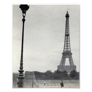 Vintage-Eiffelturm-Wandkunst – Klassisches Paris Fotodruck