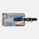 Vintage Eiffelturmmarken Gepäckanhänger (Vorderseite horizontal)