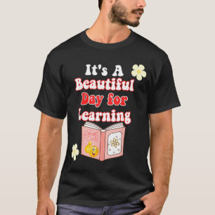 Vintage Ein schöner Tag zum Lernen Zurück zur Schu T-Shirt
