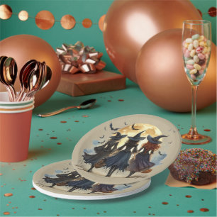 Vintage: Ein verzauberndes Halloween Pappteller
