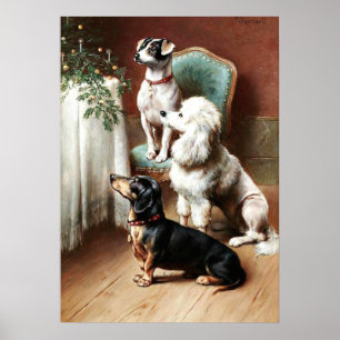 Vintage - Ein Weihnachtsgeschenk Poster