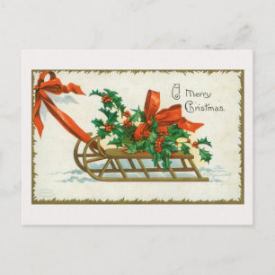 Vintage Ein Weihnachtsgruß Karte