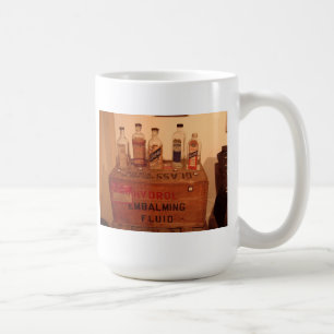Vintage Einbalsamierungsflüssigkeit Foto Kaffeetasse