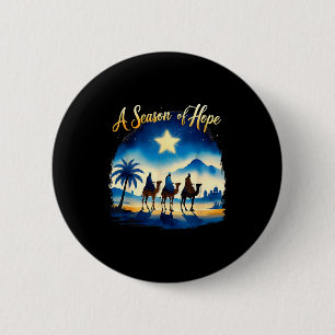 Vintage Eine Jahreszeit Der Hoffnung Weihnachten J Button