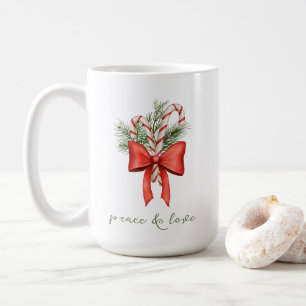 Vintage Einfache Zuckerstangen-Schleife Frieden Li Kaffeetasse