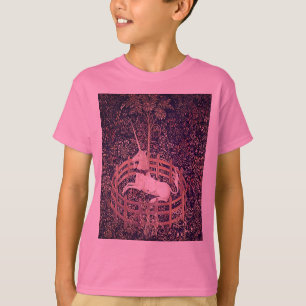Vintage-Einhorn-in-Gefangenschaft-Wandteppich T-Shirt