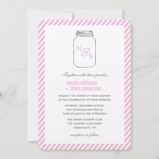 Vintage Einladung (Vorderseite)