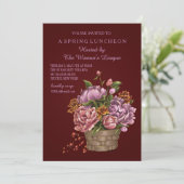 Vintage Einladung (Stehend Vorderseite)