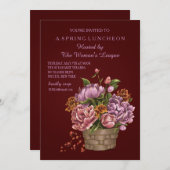 Vintage Einladung (Vorne/Hinten)