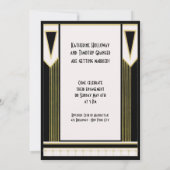 Vintage Einladung (Rückseite)