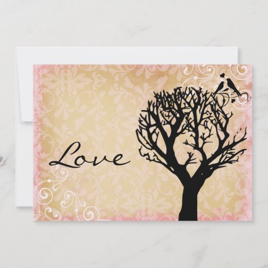 Vintage Einladung (Rückseite)