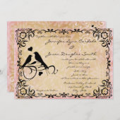 Vintage Einladung (Vorne/Hinten)