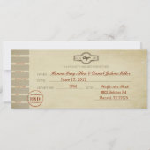 Vintage Einladung (Vorderseite)