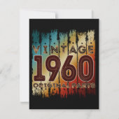 Vintage Einladung 1960 Originalteile (Vorderseite)