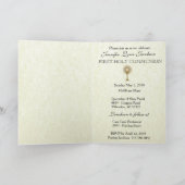 Vintage Einladung der katholischen Kommune (Innenseite)