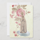 Vintage Einladung der traditionellen katholischen (Vorderseite)