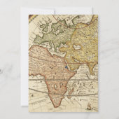 Vintage Einladung des Flugzeugboys zum Geburtstag (Rückseite)