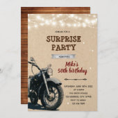 Vintage Einladung für Erwachsene (Vorne/Hinten)