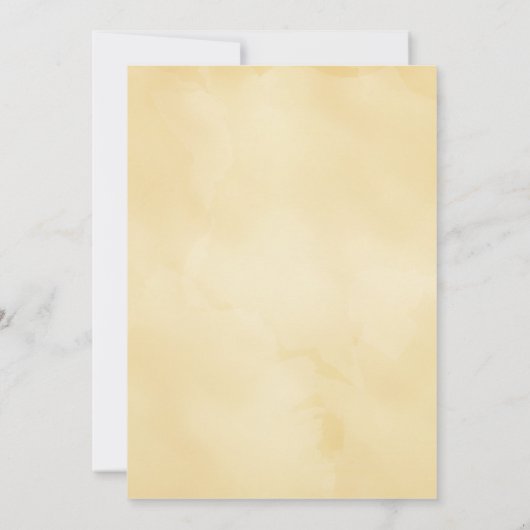 Vintage Einladung zum Hochzeitsfeiern (Rückseite)