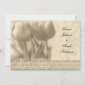 Vintage Einladung zur Hochzeit (Vorderseite)