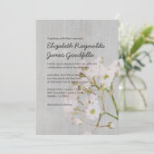 Vintage Einladung zur Hochzeit (Stehend Vorderseite)