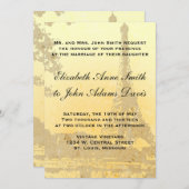 Vintage Einladung zur Hochzeit in Paris (Vorne/Hinten)