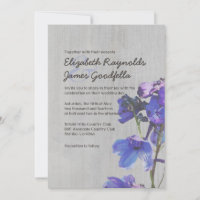 Vintage Einladung zur Hochzeit von Delphinen