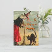 Vintage Einladungen (Stehend Vorderseite)